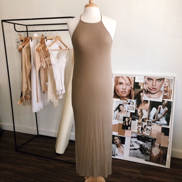 Tan Maxi Dress - Picture 6 of 6